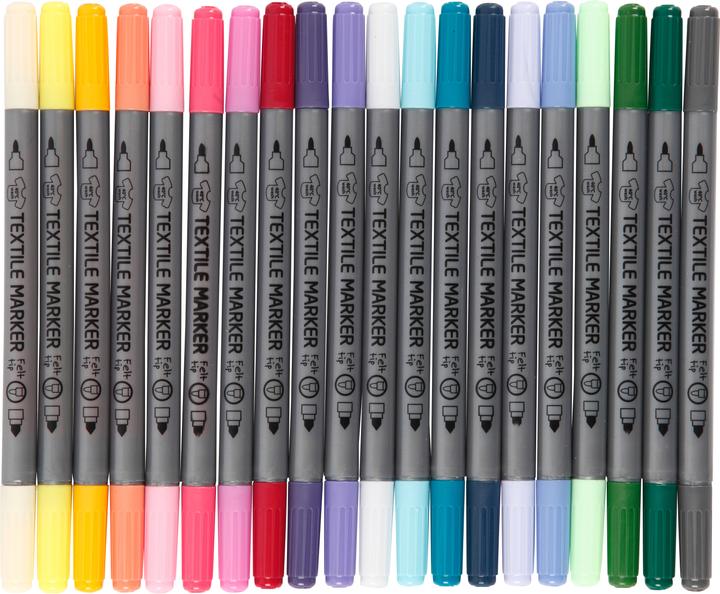 Produktbild Creativ Company Textilmarker (20 x)