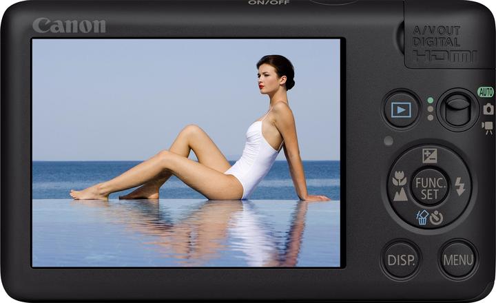 Productafbeelding Canon Digitale IXUS 120 IS, 12MP, 4x zoom, HD-film, Zwart (12 Mpx, 1/2,3'')