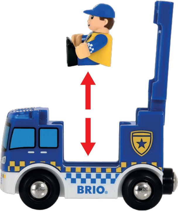 Produktbild Brio Polizeistation mit Einsatzfahrzeug