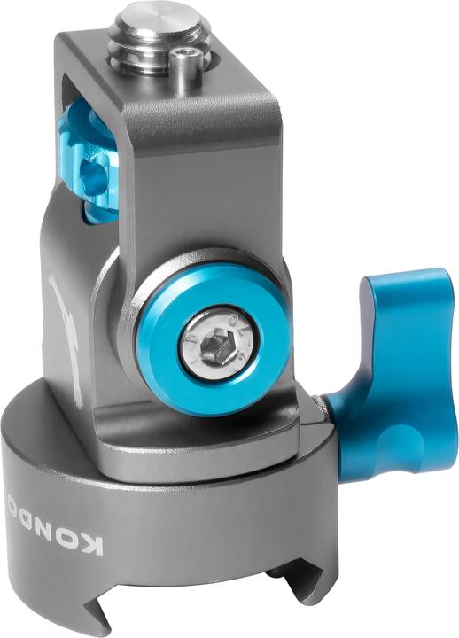 Immagine prodotto Kondor Supporto per monitor blu girevole e inclinabile con pin ARRI Pan/Tilt Nato Clamp Ve