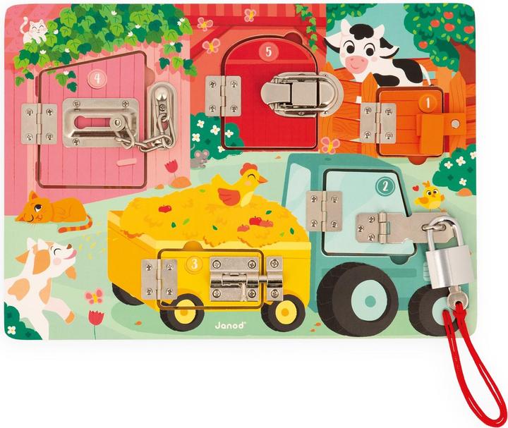 Actual product image Sophie la girafe The Farm - Board with Locks