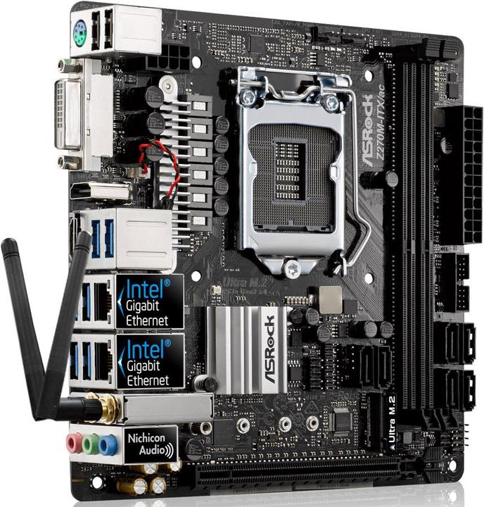 Produktbild AsRock Z270m-Itx (LGA 1151, Intel Z270, Mini-ITX)