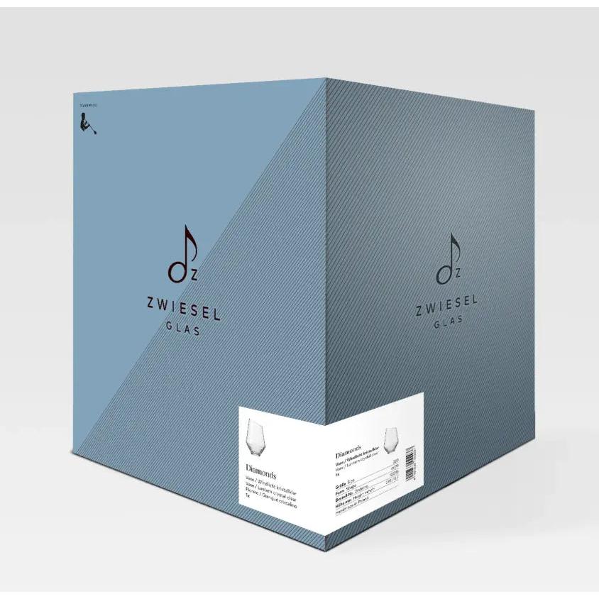 Thumbnail - Zwiesel, Vase, VASE/WINDLICHT DIAMONDS H 220 MM KLAR R (KT1) (1 x)