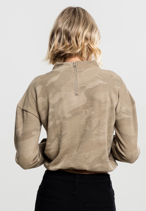 Actual product image Urban Classics Ladies Camo Turtleneck Crew (S)