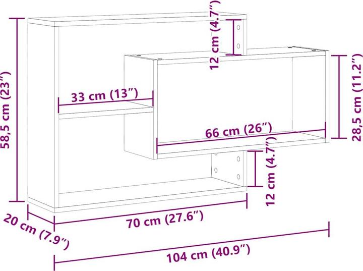 Image du produit vidaXL Wandregal