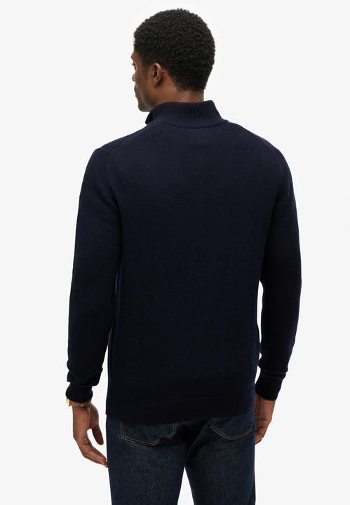 Actual product image Superdry Wool Blend Half Zip Sweater (XL)
