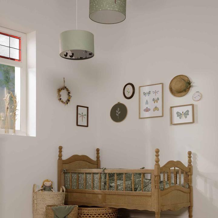 Produktbild Little Dutch Lampe Wild Flowers Olive (E27)