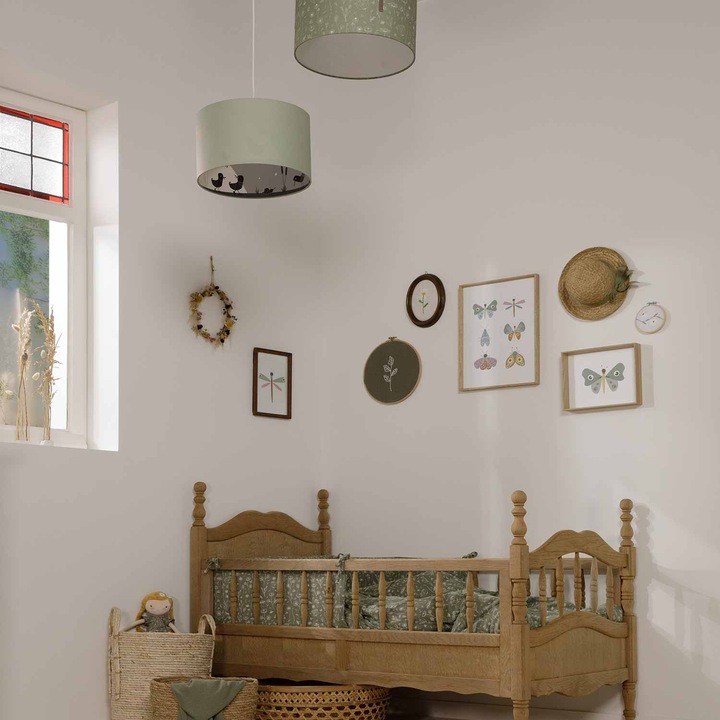 Produktbild Little Dutch Lampe Wild Flowers Olive (E27)