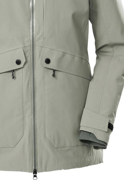 Actual product image Killtec Functional Women's Hooded Parka with Adjustable Cuffs and Reflective Elements (38)