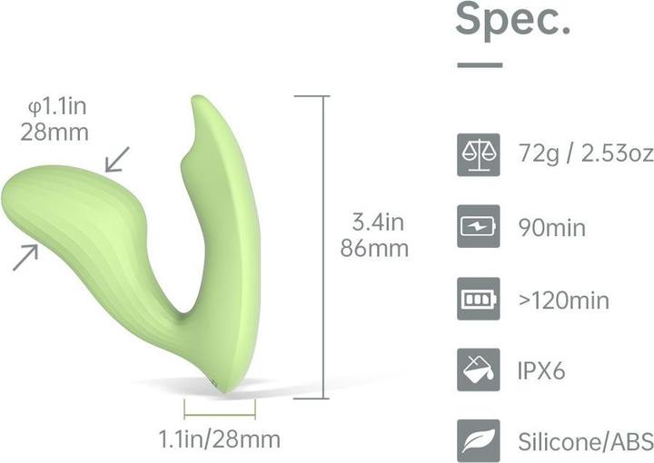 Image du produit Magic Motion Umi Smart Wearable Vibrator - Vert