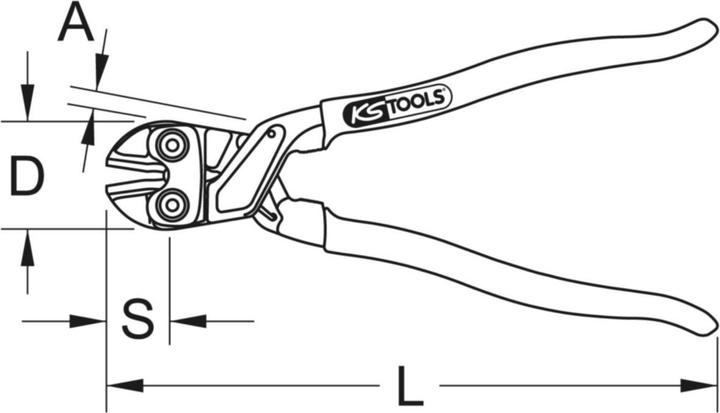 Actual product image KS Tools 119.0005 (215 mm)