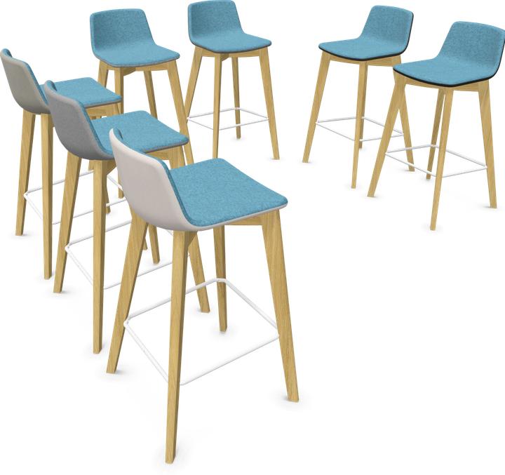 Actual product image Narbutas Twist & Sit Bar Stool