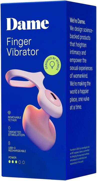 Productafbeelding Dame Fin 2.0 FingerVibrator Quartz