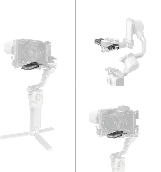 Actual product image SmallRig Quick Release Plate for DJI RS 4 Mini 5336