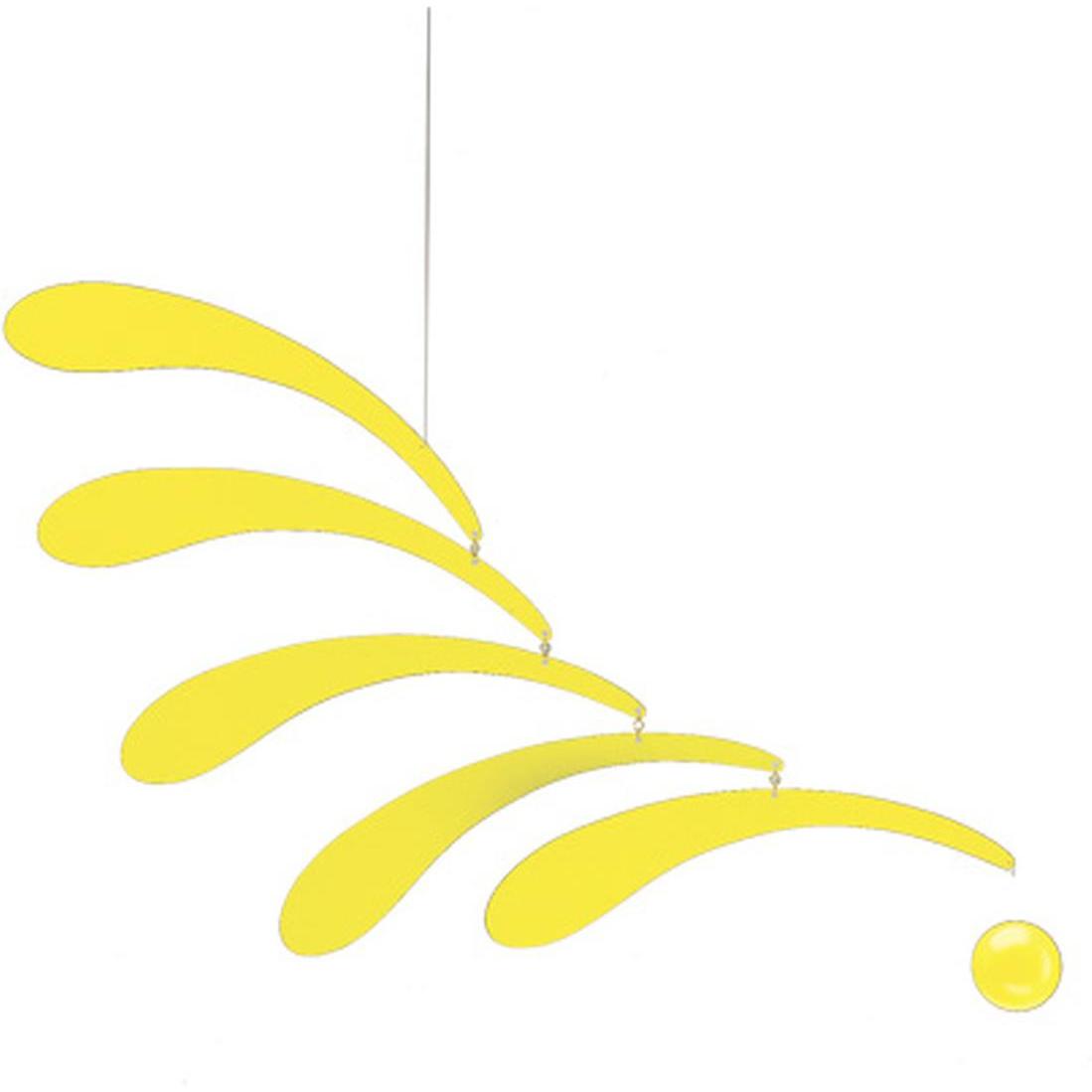 Thumbnail - Flensted Mobiles, Babymobile, Flowing Rhythm Mobile gelb