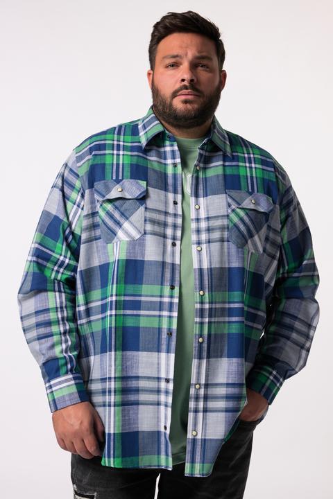 Image du produit Men+ Karohemd, Langarm, Kentkragen, Vintage Look, Comfort Fit (XL)