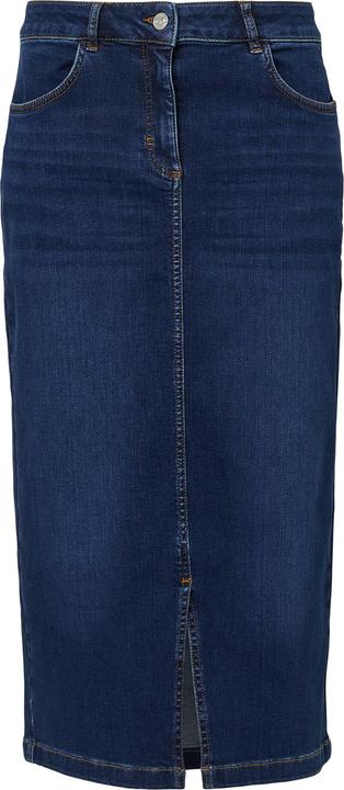 Produktbild Comma Rock Elastischer Midi-Jeansrock mit Waschung (44)