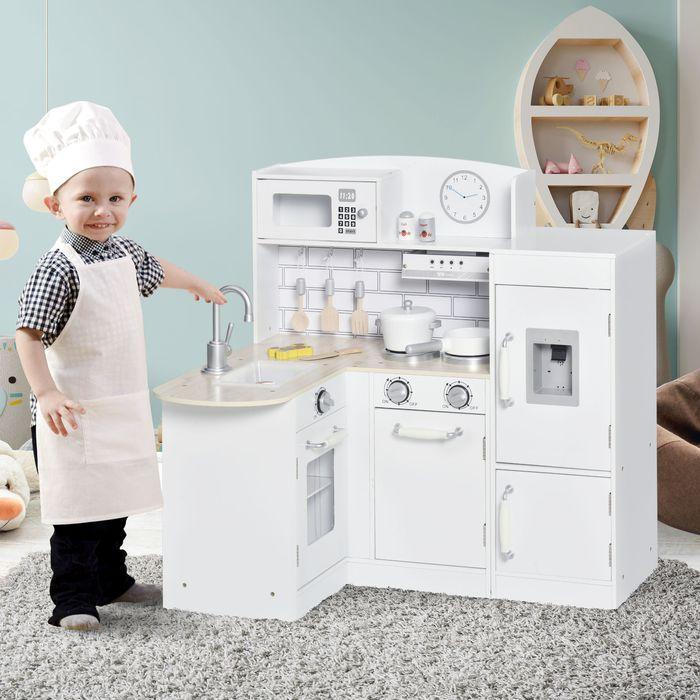 Produktbild Swisshandel24 Kinderküche Spielküche mit elektronischem Wasserspender, Backofen, Weiss