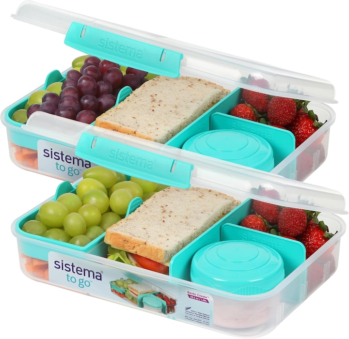 Produktbild Sistema 2-teiliges Lunchboxen-Set - To Go Bento Box Create