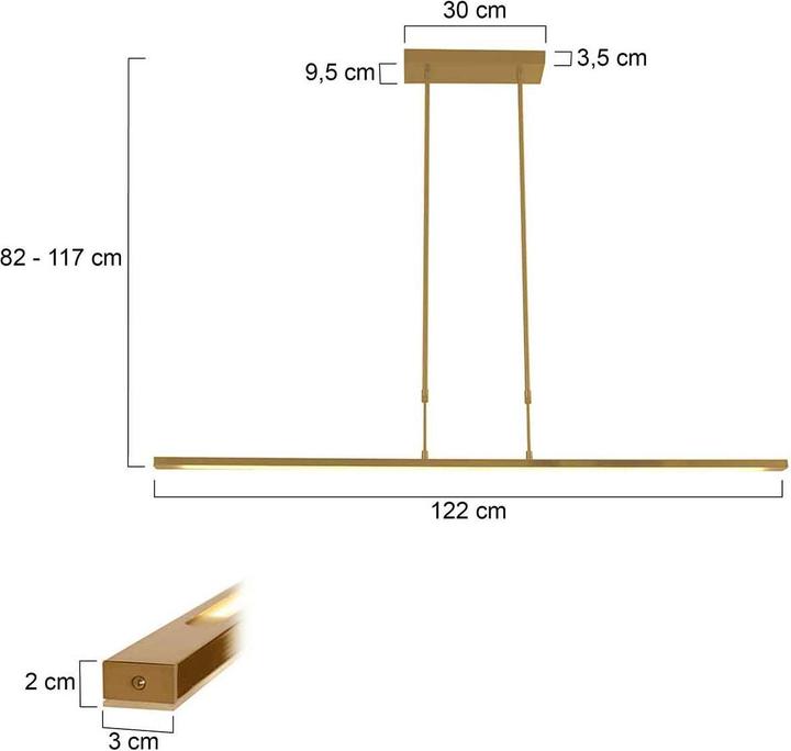 Produktbild Steinhauer Pendelleuchte Zelena LED (800 lm)