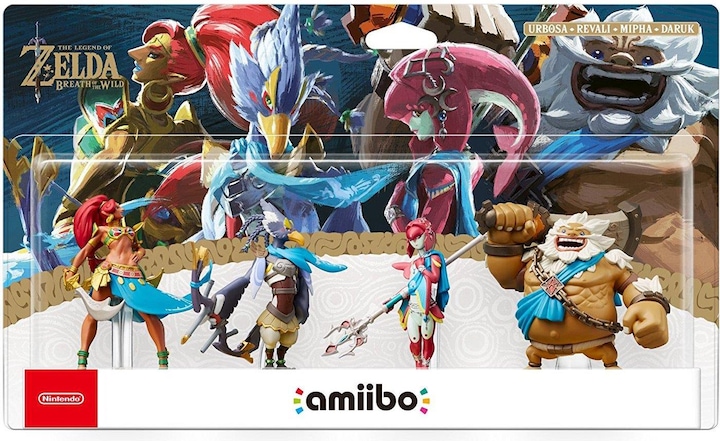 Actual product image Nintendo amiibo The Legend of Zelda: Breath of the Wild Recken Set (3DS, Wii U, Switch)