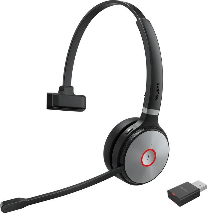 Actual product image Yealink Headset WH62 Mono Portable UC (Wireless, USB-A)