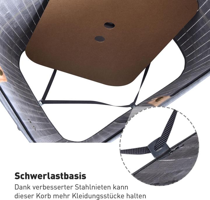Produktbild Homcom Wäschekorb mit 2 Tragegriffen (72 l)