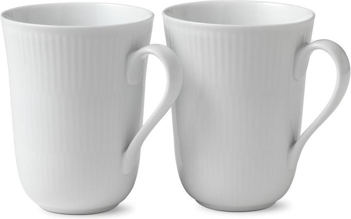 Produktbild Royal Copenhagen Weiss Gerippt Becher (360 ml, 1 x)