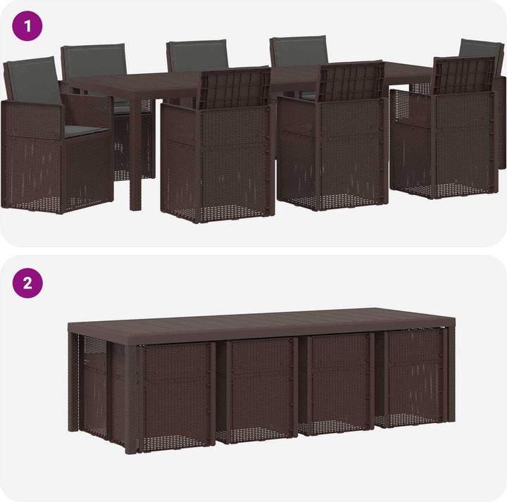 Produktbild vidaXL Modernes Esszimmer-Set