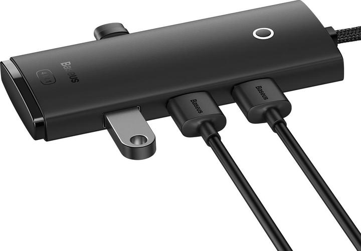Actual product image Baseus Lite Series 4-Port Adapter (USB-C, 5 Ports)