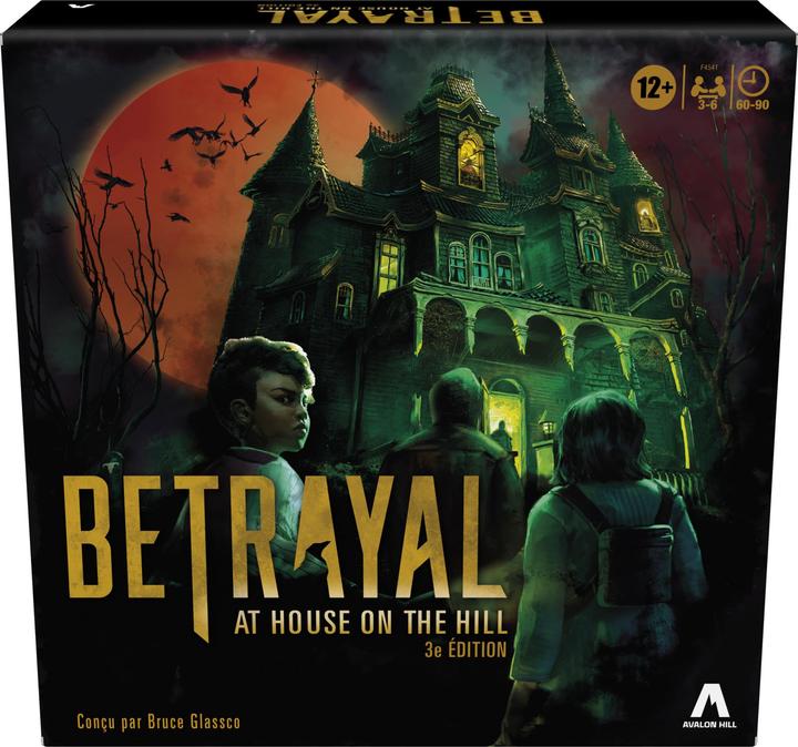 Produktbild Hasbro Gaming Betrayal at House on the Hill dritte Edition, kooperatives Brettspiel ab 12 Jahren, für (Französisch, 3 - 6 Spieler)