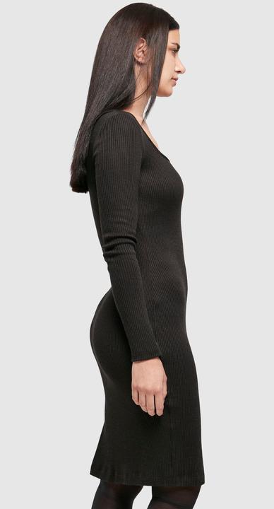 Produktbild Urban Classics Ladies Rib Squared Neckline Dress (XS)