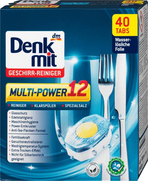 Produktbild dm Denkmit Multi-Power 12 (Tabs, 40 Waschgänge)