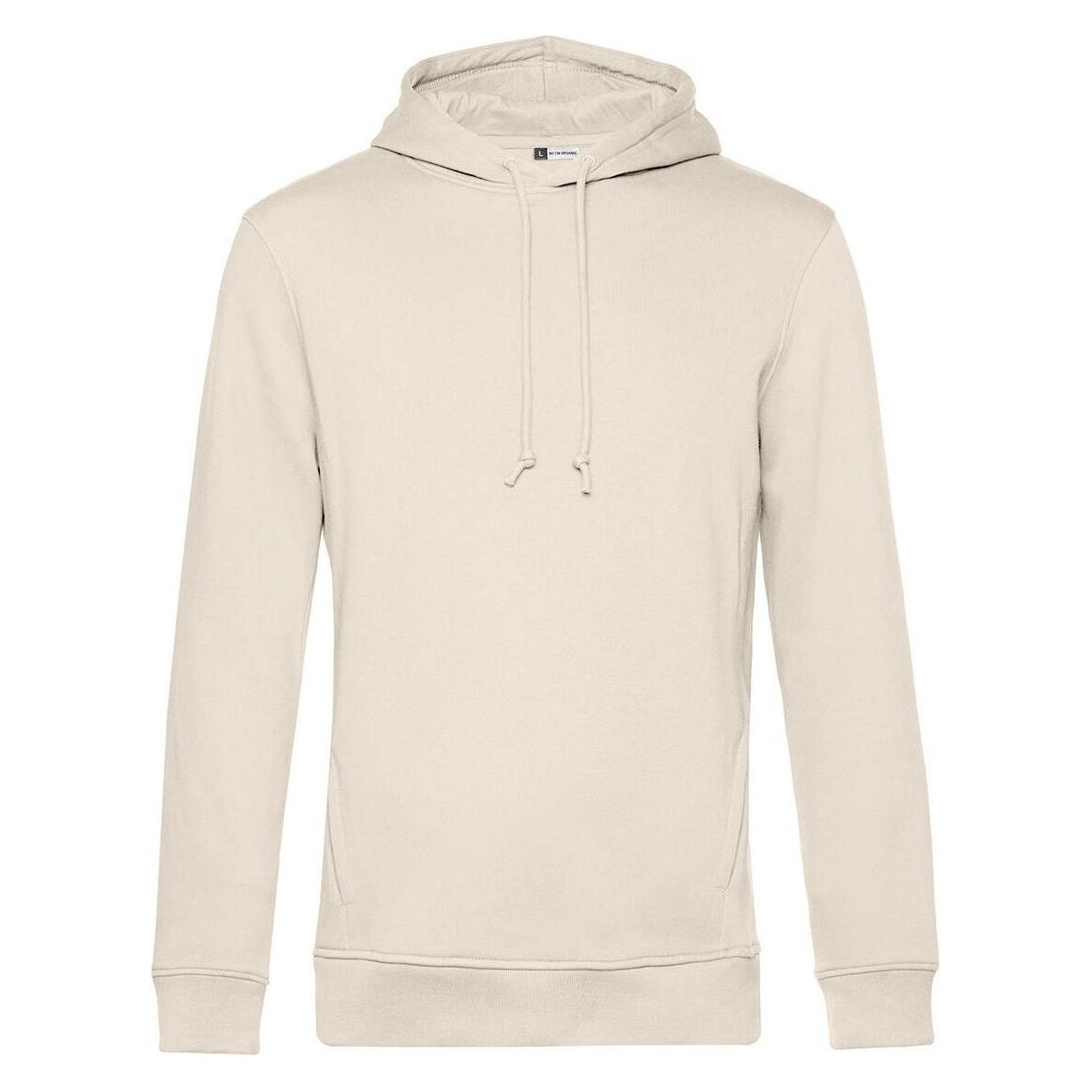 B&C, Herren, Pullover, Organic, Weiss, (M)
