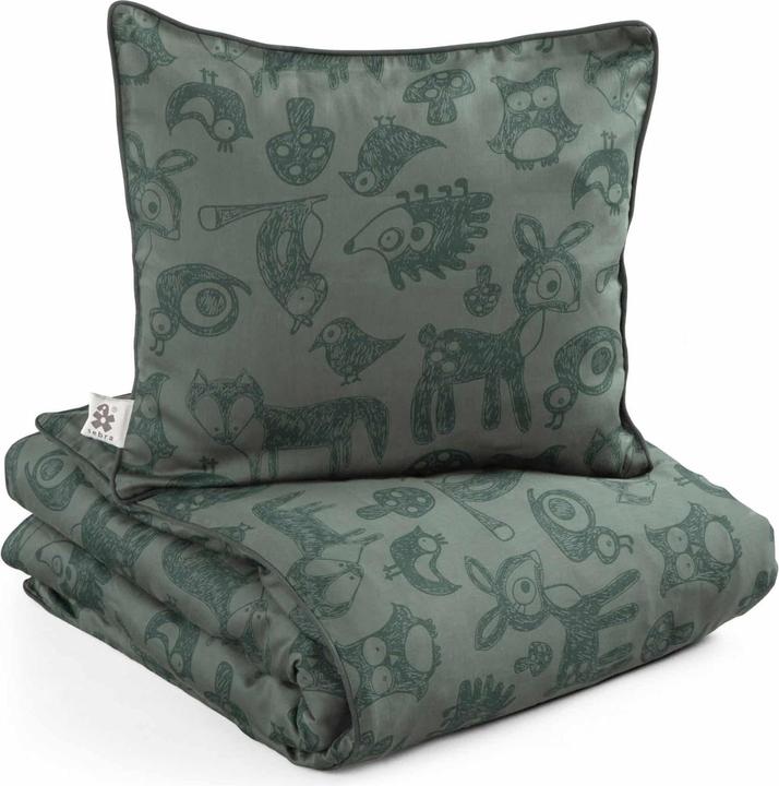 Image du produit Sebra Linge de lit, bébé, Forest, bottle green
