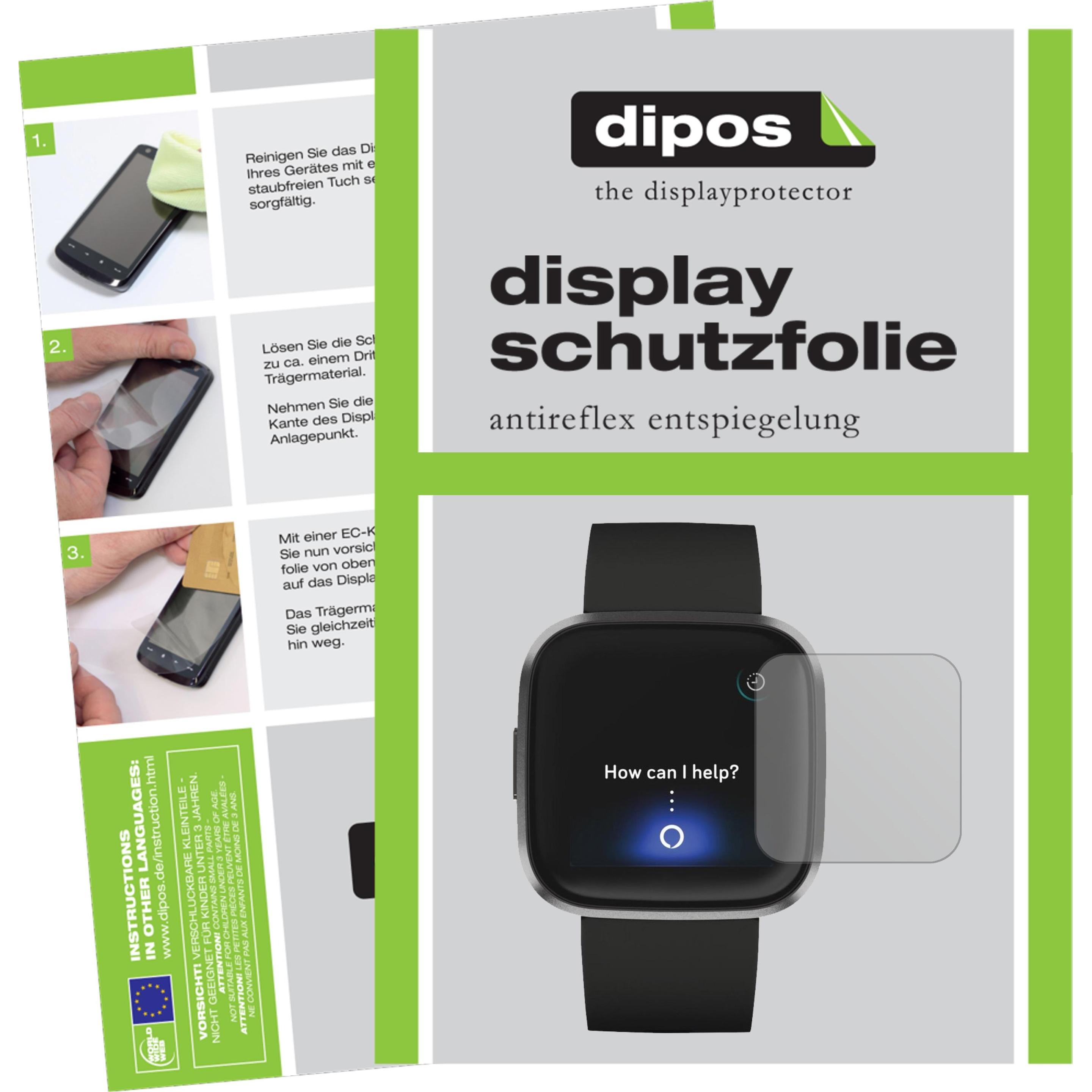 Dipos Displayschutzfolie Antireflex, Smartwatch Schutzfolie, Transparent
