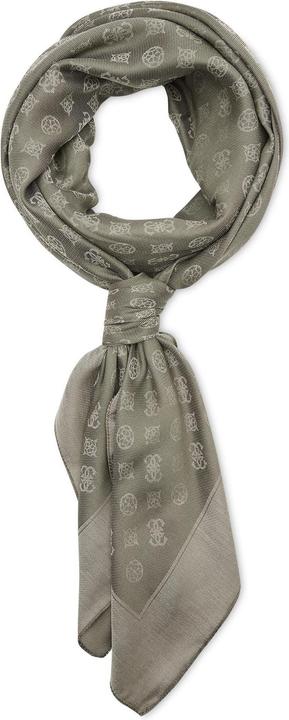 Guess Helaina Kefiah, Textile Scarf, 4G Logo, AW8850 POL03, 135 x 135 cm