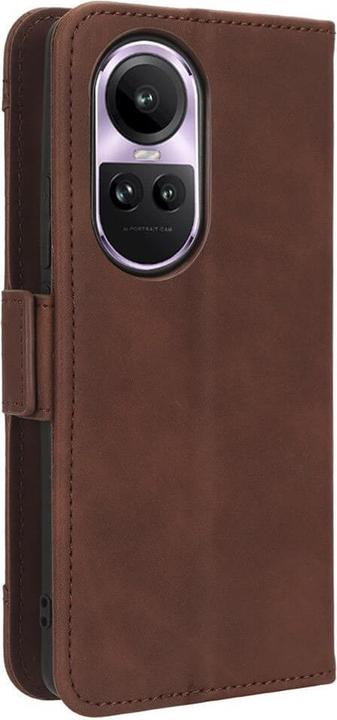 Actual product image Cover-Discount Oppo Reno 10 / 10 Pro - Case with card slots brown (OPPO Reno 10, Oppo Reno 10 Pro)