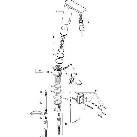 Thumbnail - hansgrohe, Badarmatur, Metris S Chrom