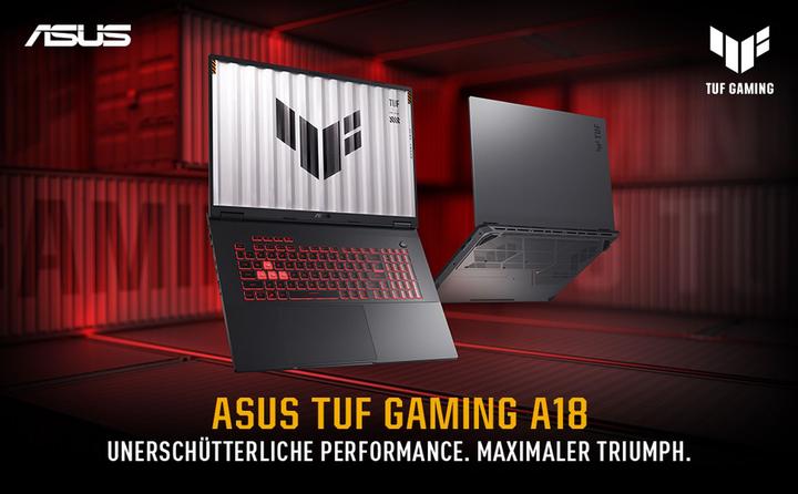 Produktbild ASUS TUF Gaming A18 (18", 1000 GB, 16 GB, DE, AMD Ryzen 7 260)