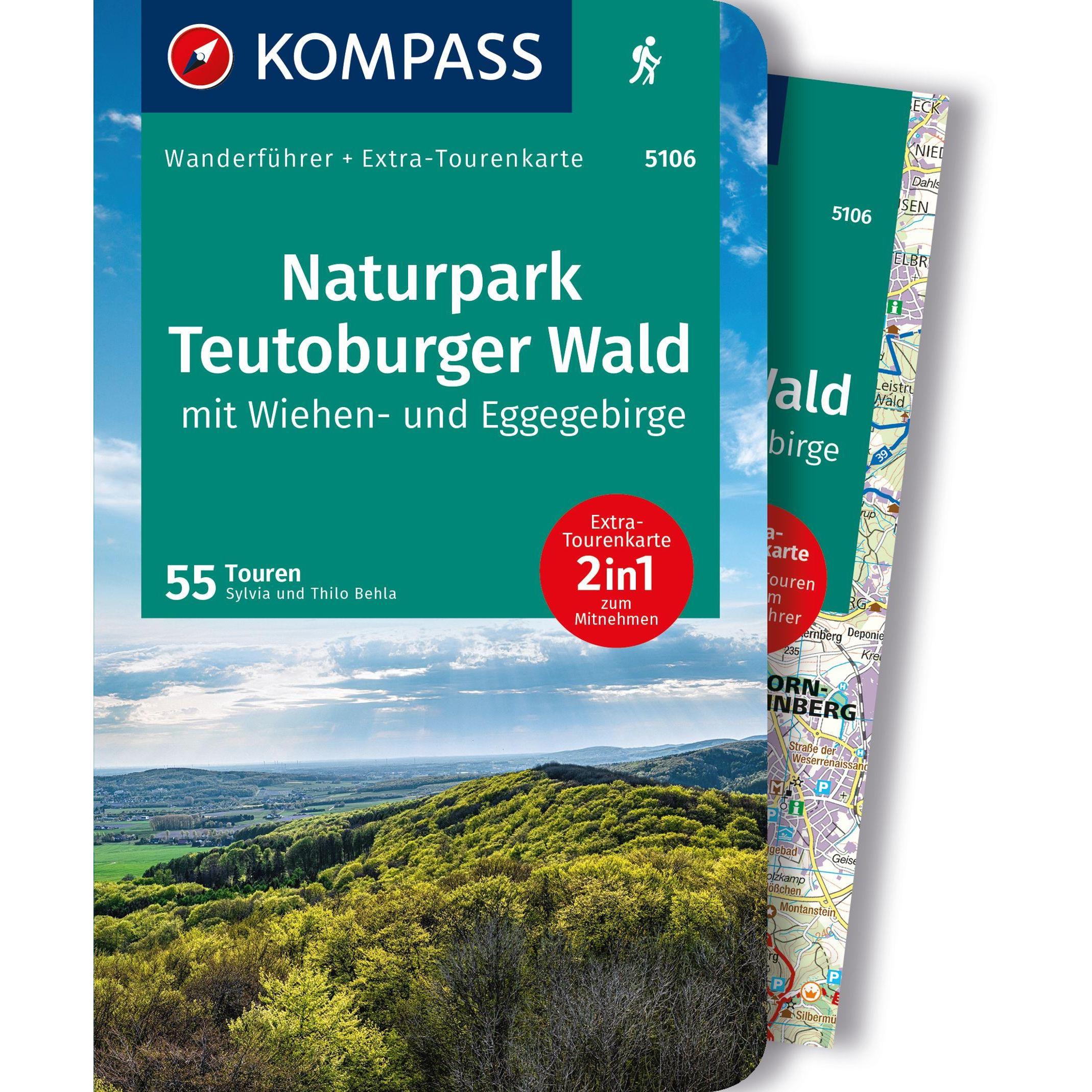 Wanderführer Naturpark Teutoburger Wald mit Wiehen- und Eggegebirge, 55 Touren, Ratgeber von Silvia und Thilo Behla