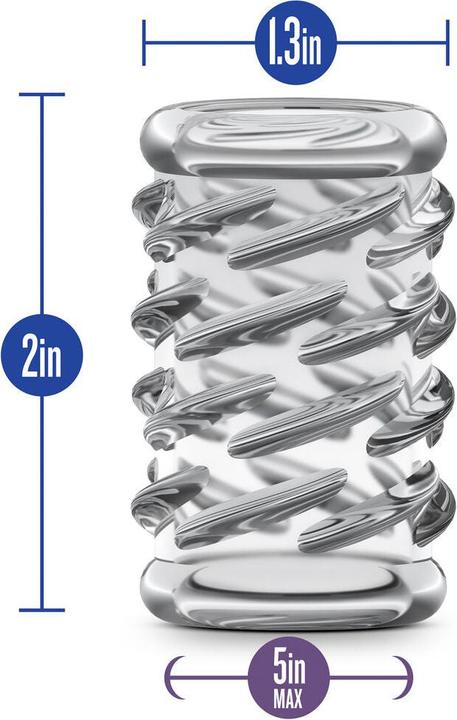 Actual product image Blush Stay Hard Cock Sleeve 06 Clear (3.90 cm)