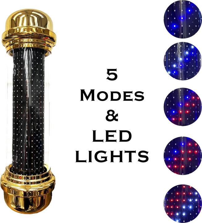 Actual product image Bate Barber Pole Gold 96,5cm