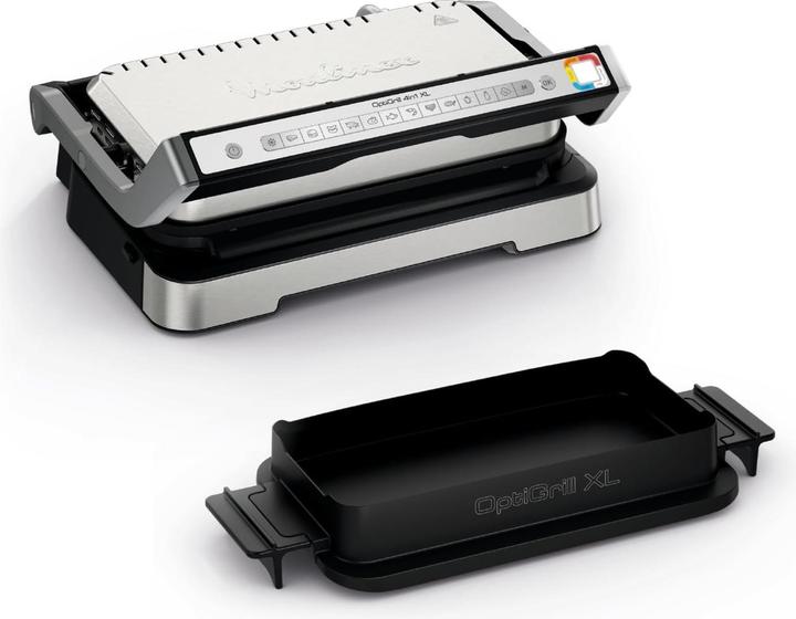Moulinex Grill électrique 4-en-1 XL, 12 programmes automatiques, plaques antiadhésives, pour 6-8 personnes
