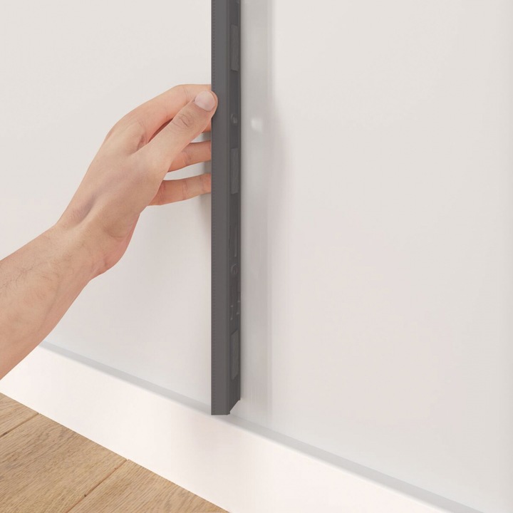Produktbild Vogels Kabelkanal,80cm,Schwarz,Vertikal oder Horizontal montierbar (Kabelkanal, 80 cm)