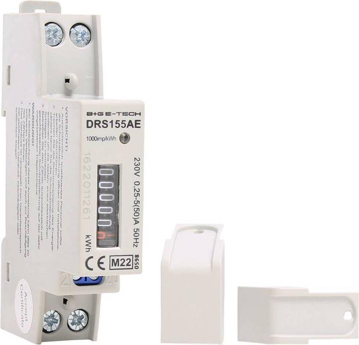 Actual product image Counttec Alternating current meter for the top-hat rail Roller counter