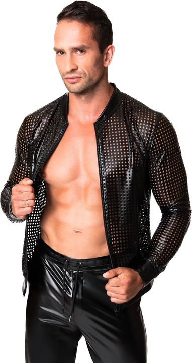 Actual product image Noir Handmade Men's jacket in black (S)