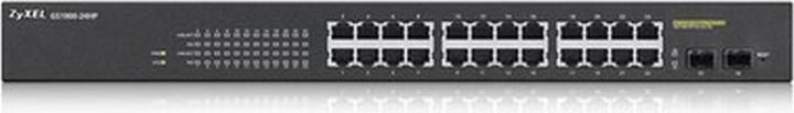 Actual product image Zyxel Switch 24x GS1900-24V2oE+ Ports (26 ports)