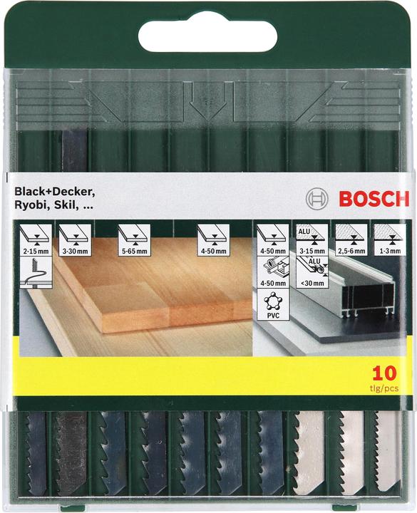 Actual product image Bosch Professional Zubehör 10-pcs STS set (wood/metal)U-