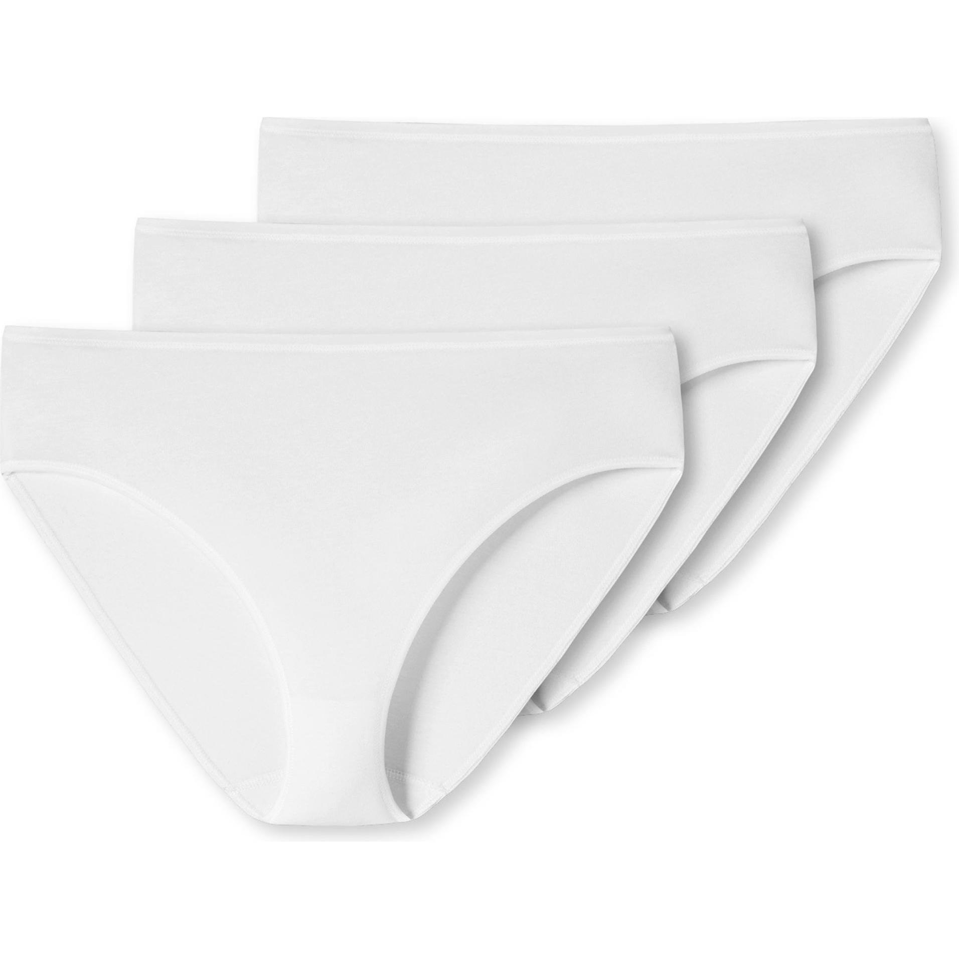 Schiesser, Damen, Unterhosen, Essential 3PACK Slip, Weiss, (42, 3er Pack)